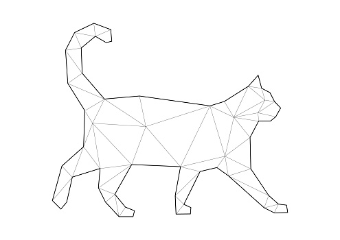 Low Poly Art Of Animals Walking Cat Good For Wall Decoration Printable Images Suitable For Coloring Pages Stock Illustration - Download Image Now - iStock Low Poly Art Of Animals Walking Cat Good For Wall Decoration Printable Images Suitable For Coloring Pages Stock Illustration - Download Image Now - iStock