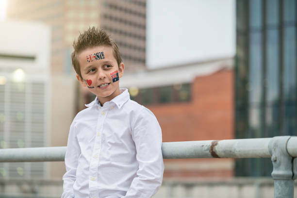 istock Portrait of smiling Australian boy 1210076931