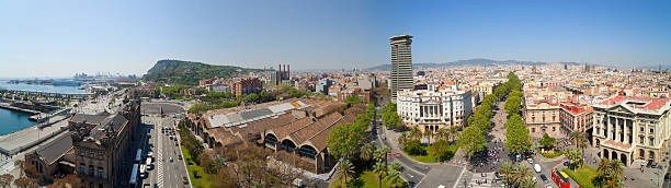 istock Panorama view of Barcelona 121007790