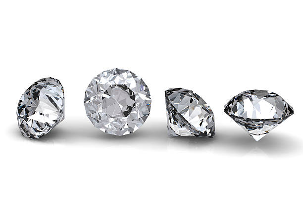 istock Collection of round diamond 121007878