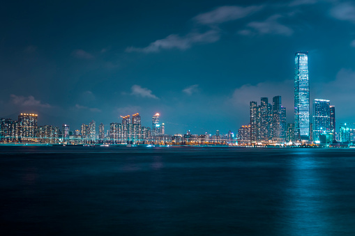 West Kowloon panorama, on the right International Commerce Centre. ICC is a 118-storey, 484 m (1,588 ft) commercial skyscraper completed in 2010 in West Kowloon, Hong Kong. It is the centerpiece of the MTR Kowloon Station Development.