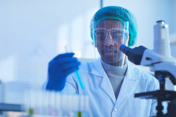 istock Young Male Scientist Working In Laboratory 1210081985