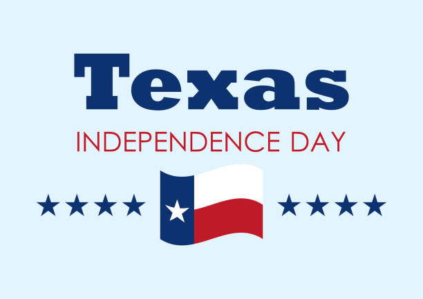 Texas Independence Day vector Texas flag vector illustration. Texas Independence Day Poster, March 2. Important day texas independence day stock illustrations