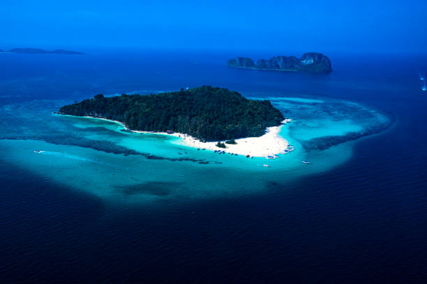 Aerial view  Island in Krabi, Thailand