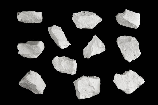 istock Rock stone broken explosion split piece isolated on black background photo object hi resolution design 1210094248
