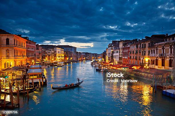 Venice Stock Photo - Download Image Now - Venice - Italy, Night, Moody Sky