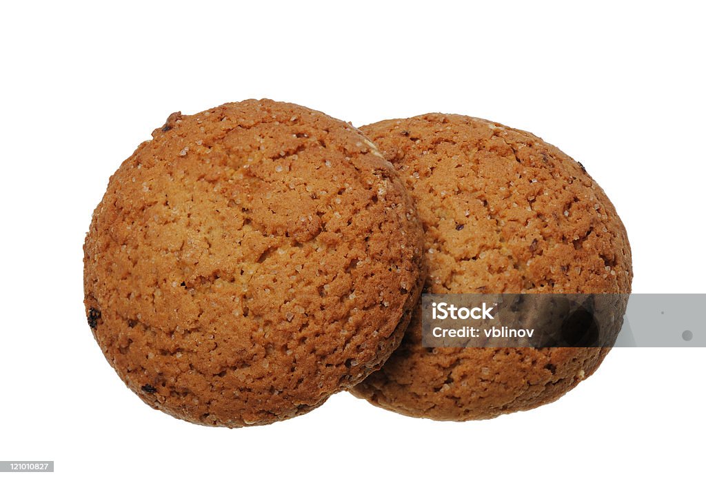 Stack of cookies, isolated  Baked Stock Photo