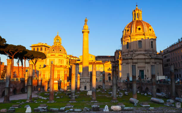 istock View of the Trajan's Forum, Rome 1210109661