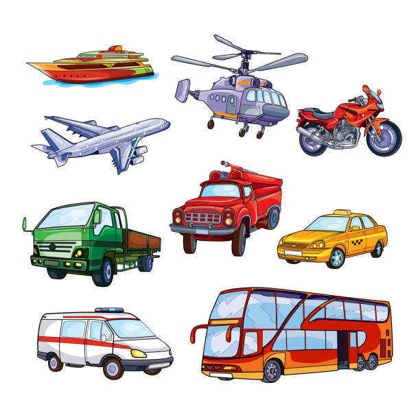 transport - bus coach bus travel red stock-grafiken, -clipart, -cartoons und -symbole