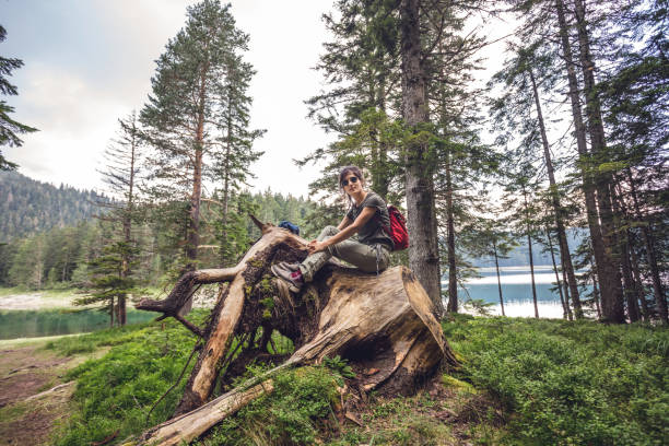 istock Female enjoy in nature 1210119537