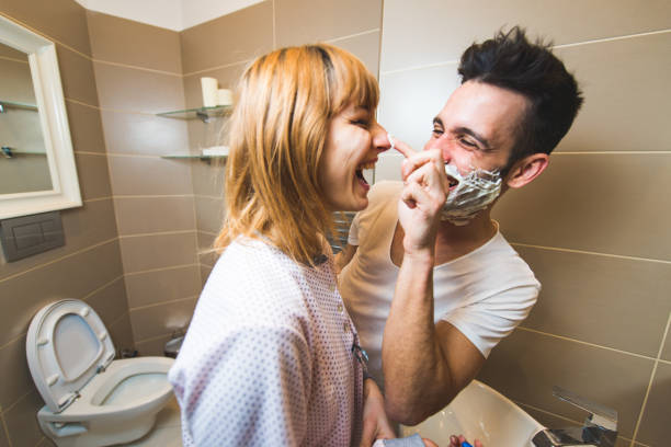 istock Young couple at home 1210119917