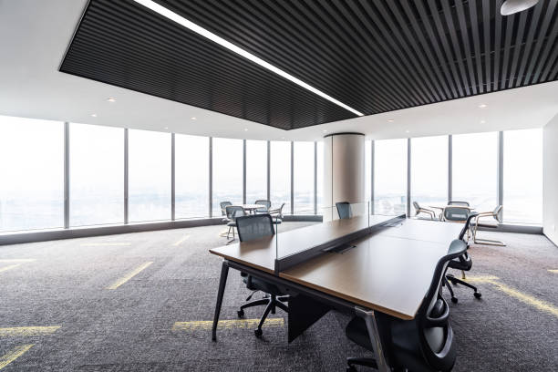 istock Fashion and modern office interiors 1210119955