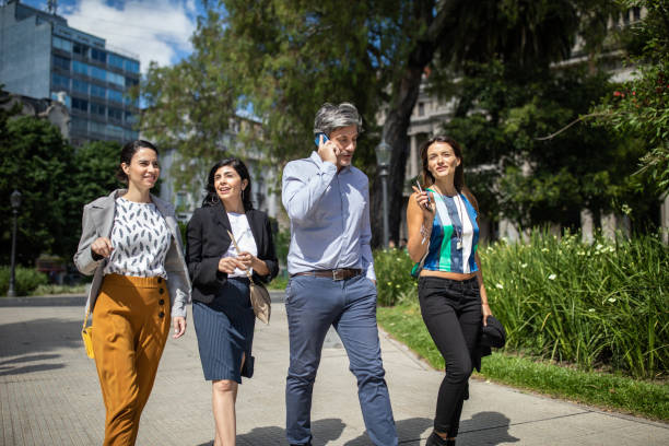 istock Business people on their way to the office 1210121435