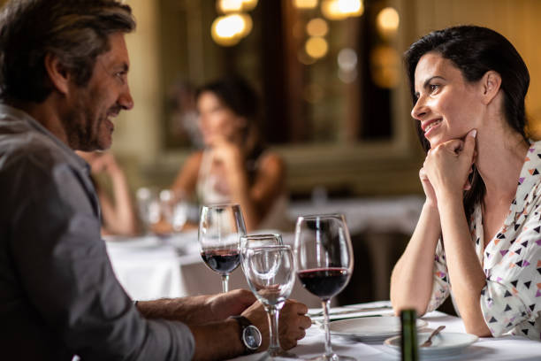 istock Adult couple having dinner 1210121506