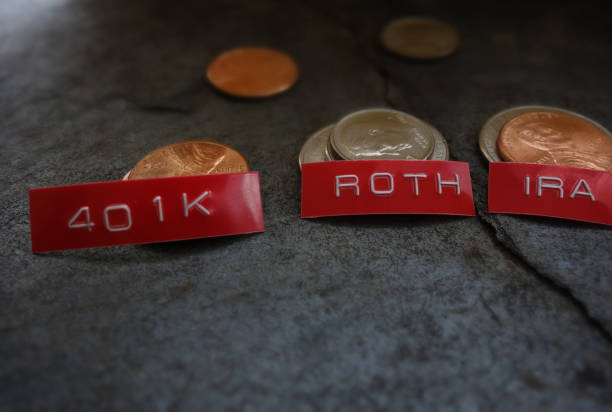istock 401k and Roth IRA retirement money 1210121988