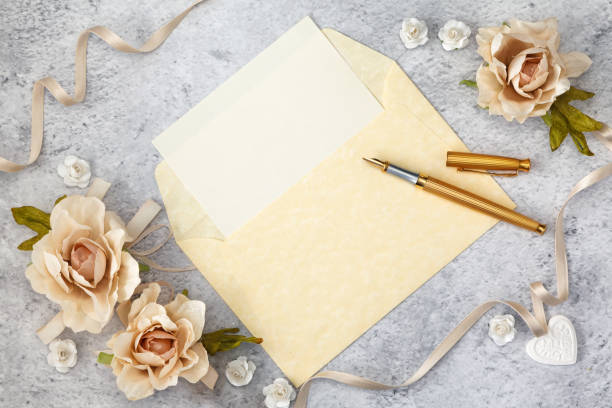 istock Blank greeting cards for wedding day. 1210128637