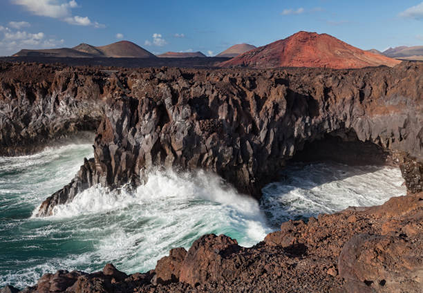 istock Los Hervideros caves viewpoint, Lanzarote, Canary islands, Spain 1210129588