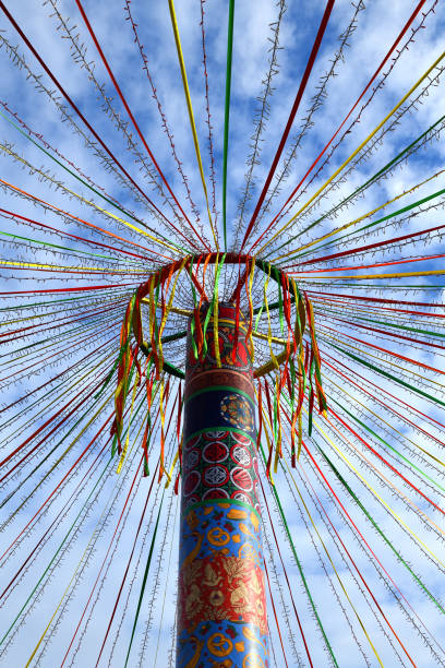 istock Maslenitsa decorations colorful ribbons 1210134077