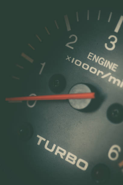 istock Car turbo gauge 1210135746