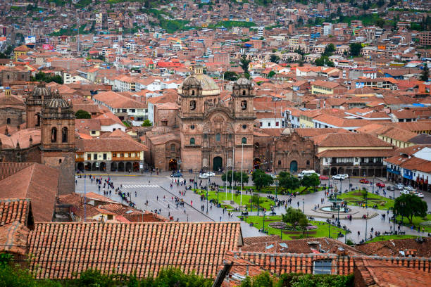 istock Cityscape of Plaza de Armas in Cusco, Peru. 1210140416