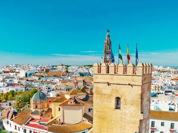 village andaous - seville sevilla alcazar spanish culture photos et images de collection