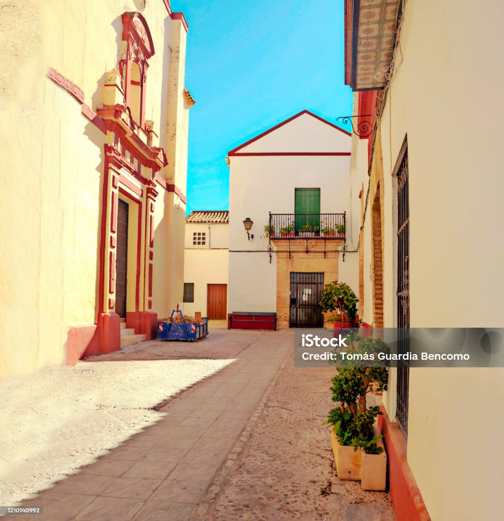 Street of Town Streets of Carmona in Andalusia in a sunny day Carmona Stock Photo