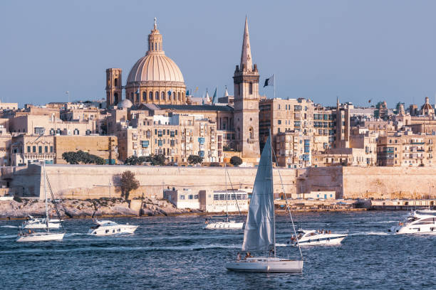 istock Valletta as seen from Sliema, Malta 1210144911
