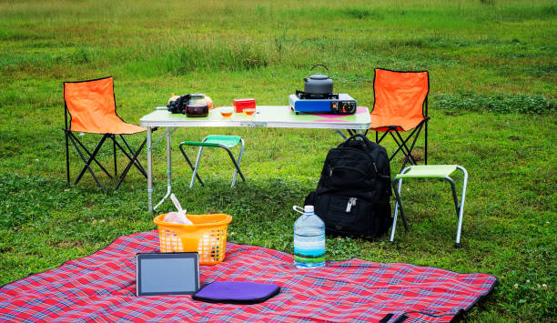 istock Outdoor recreation, camping supplies 1210148456