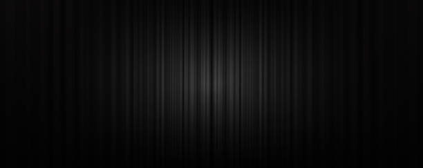 Vector black curtain with Light stage background,modern style. vector art illustration