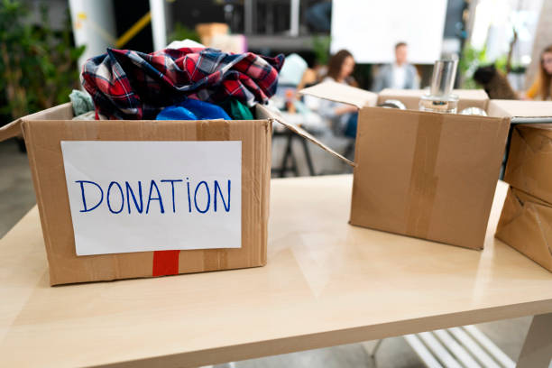 istock Donation for Christmas holidays 1210150374