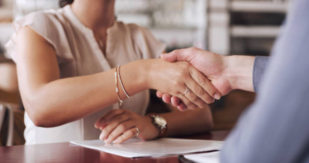 istock The deal is sealed! 1210156839
