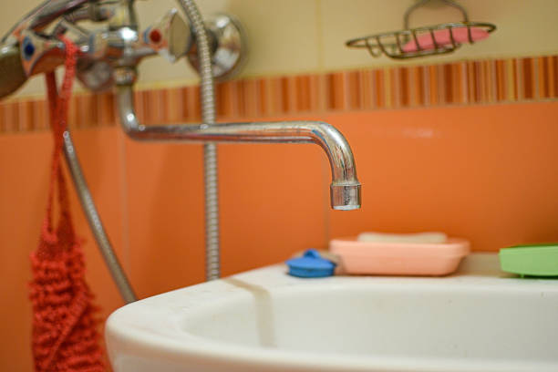 no water flows from the tap.
