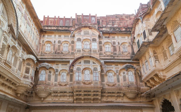 istock Mehrangarh Fort inside, Jodhpur. Rajasthan, India 1210160801