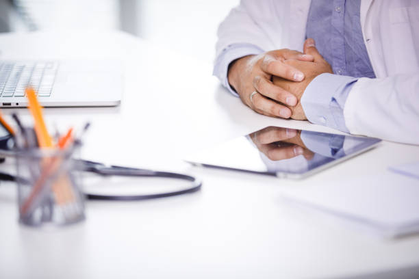 istock Tablet computer in service of providing better health care 1210167322