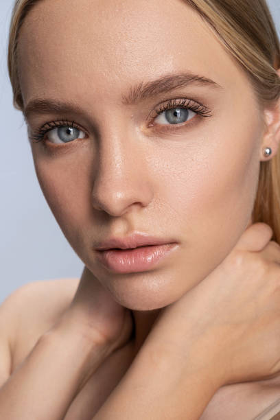 istock Calm female staring in front of her 1210168542
