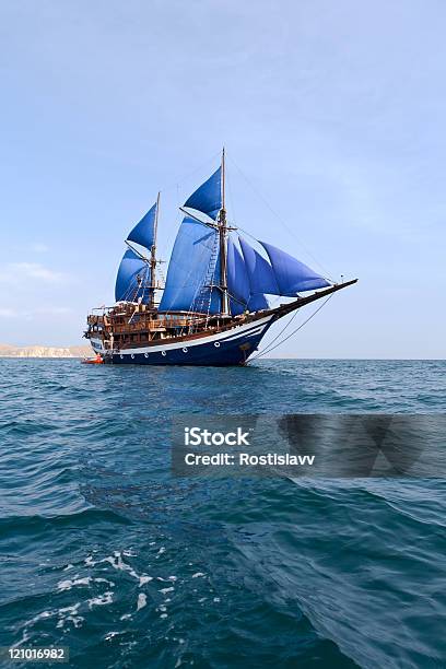 Ancient Ship Stock Photo - Download Image Now - Sailboat, Sailing, Tall Ship