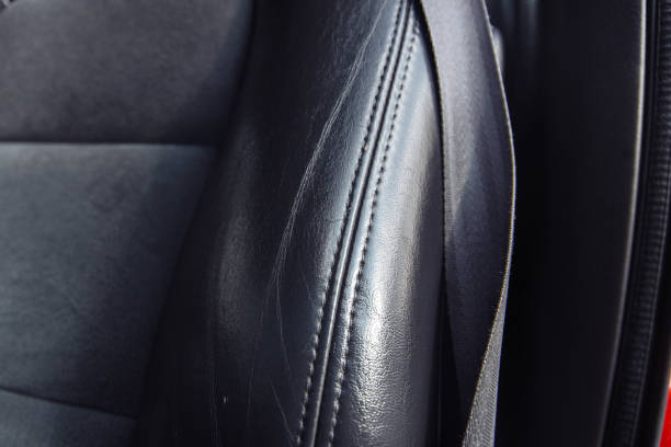 istock leather seats interior luxury car. 1210183629