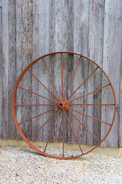 istock Old Wagon wheel-Howard County Indiana 1210184987