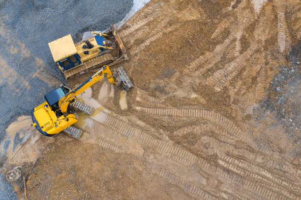 istock construction vehicle on an construction site from above 1210198750
