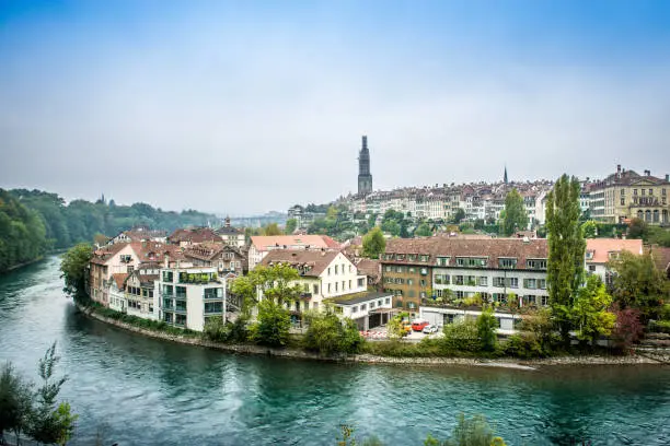 Bern Panorama In Switzerland
