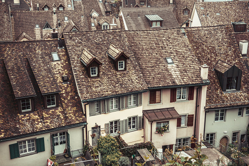 Houses In Rapperswil, Switzerland