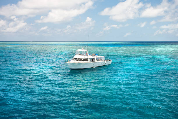Front view of a yacht