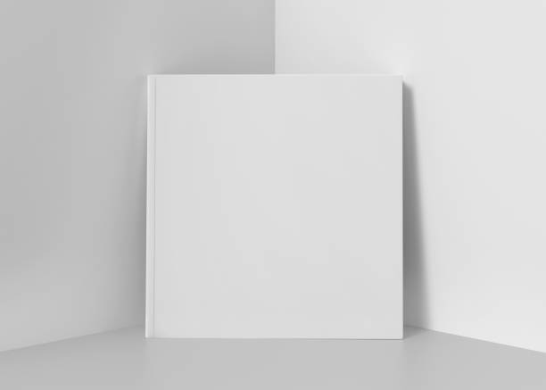 istock White Soft Cover Book Mockup, 3D Rendered on light gray background 1210207497