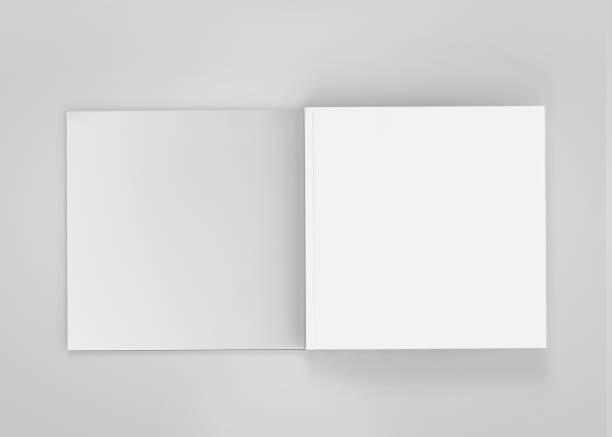 istock White Soft Cover Book Mockup, 3D Rendered on light gray background 1210207504