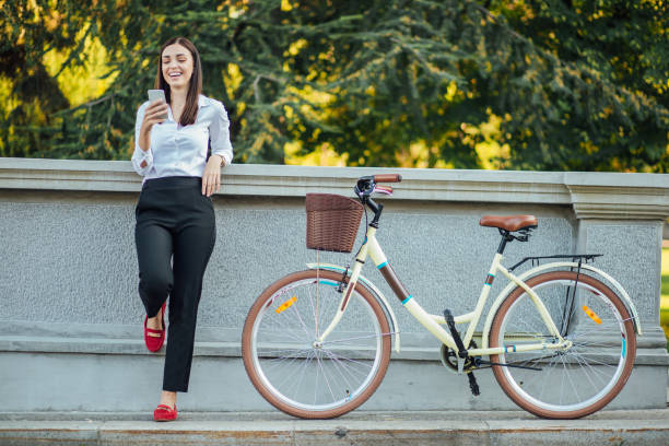 istock Attractive woman standing alone 1210216756