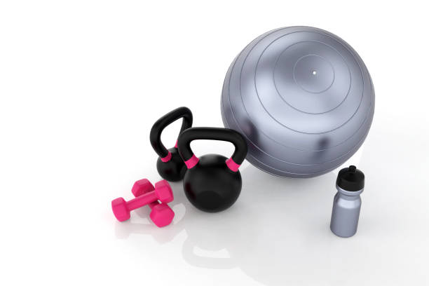 istock 3D Rendering Exercising Concept stock photo 1210216960