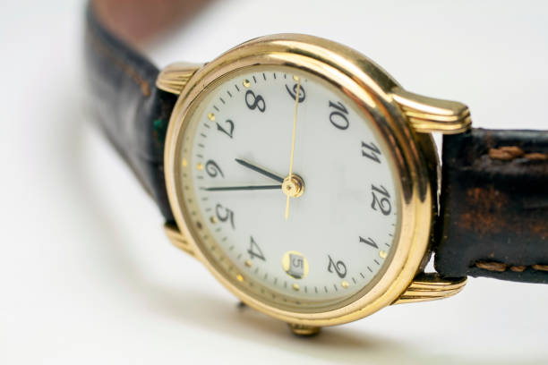 istock Vintage watch on white background 1210219305