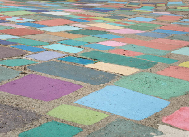 istock Colourful paving stones in different formats 1210222873