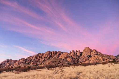 The Dragoon Mountains are a range of mountains located in the Coronado National Forest, Cochise County, Arizona