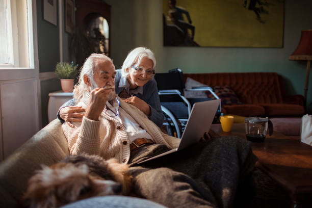 istock Senior Couple at Home 1210241733